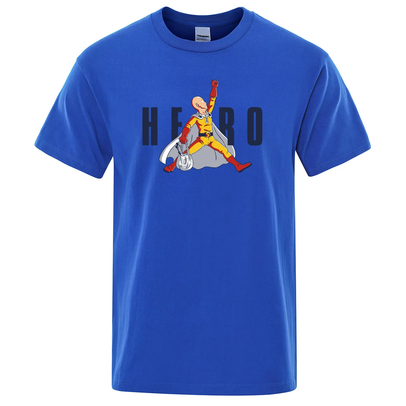 

Футболка Harajuku с героями японского аниме Сайтама, мужская, для косплея, летняя, винтажная, хлопковая