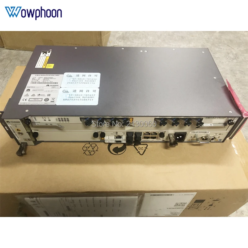 Бесплатная доставка по DHL huawei MA5608T Opitcal линейный терминал OLT устройство с 10GE MCUD1 Uplink