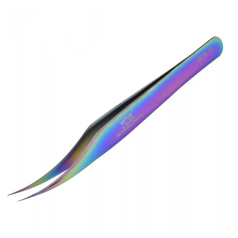 Пинцет для объема 100% оригинальный ультраточный из нержавеющей стали наращивания