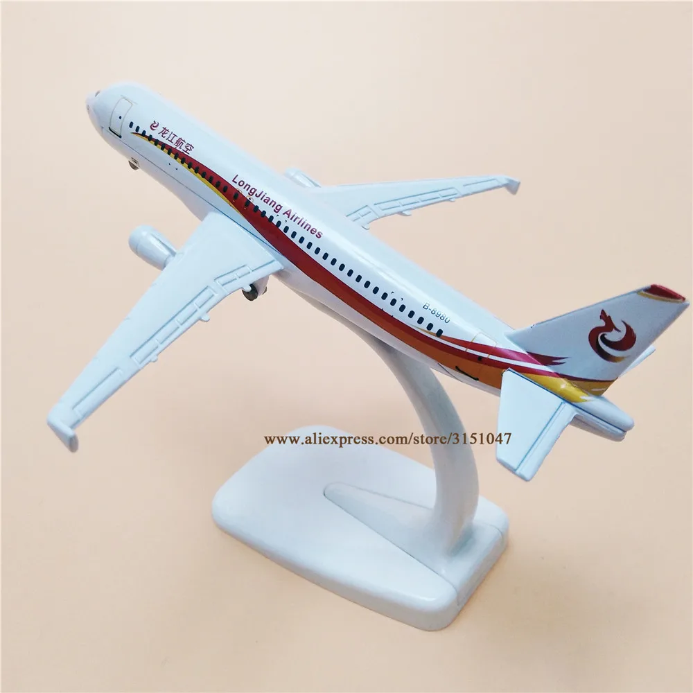 16 см Air China LongJiang A320 аэробус 320 авиакомпании металлический сплав литые модели