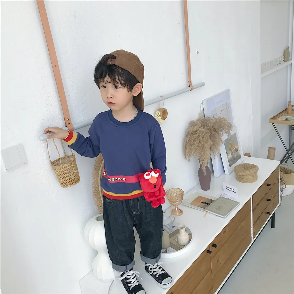 Tonytaobaby осенне зимняя одежда новая милая сумка для мальчиков и девочек мультяшная