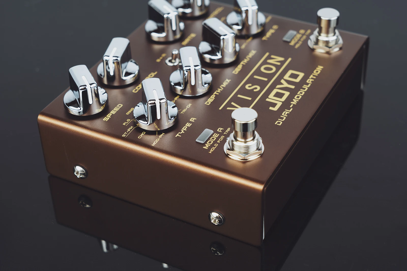 Педаль гитарная JOYO R-09 Vision с несколькими эффектами функциональная двухканальная