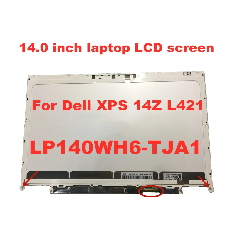 Оригинальный ЖК дисплей для dell xps 14z экран ноутбука F2140WH6 14 дюймовая панель 1366*768 40