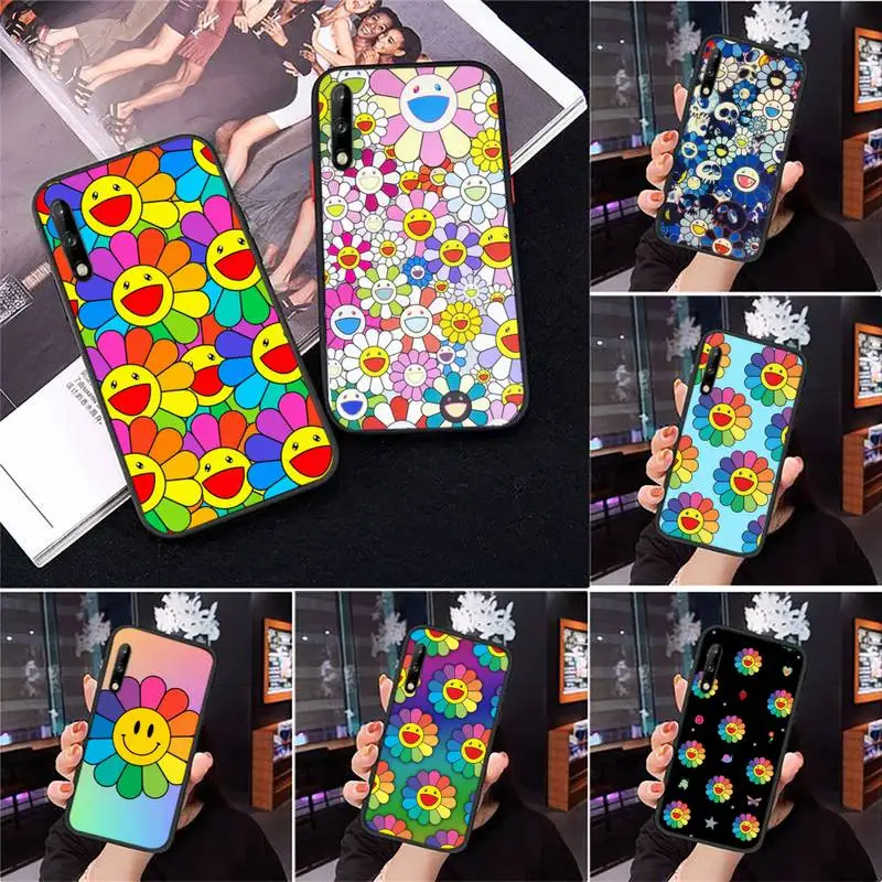 

Murakami Flower Smile Phone Case for Huawei honor 7A 8X 8s 9 9X 10 10i 20 30 Play lite pro s Fundas cover
