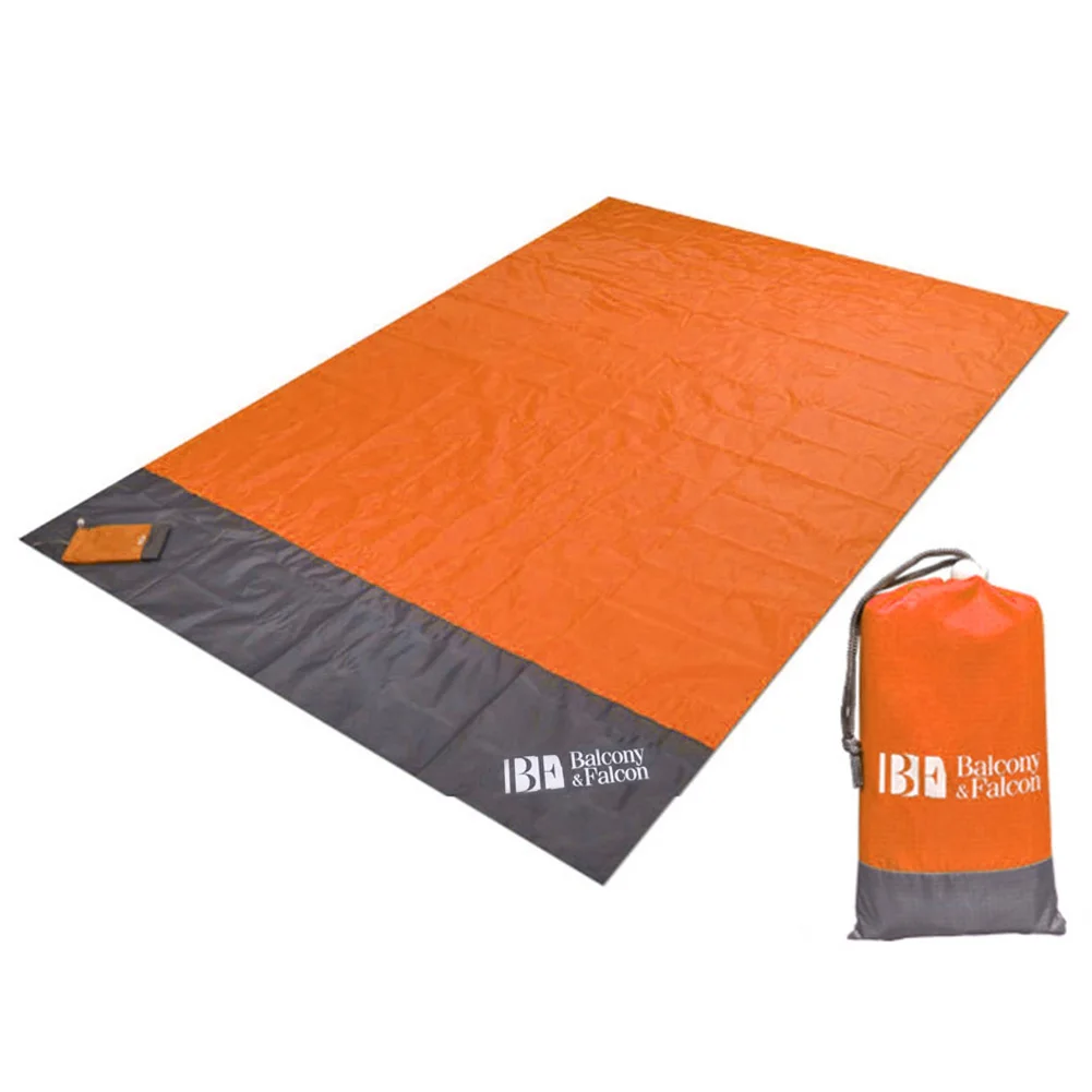 

140x200cm Pocket Beach Picnic Sand Mat Free Waterproof Blanket Camping Outdoor Camping Tent Folding Bedding