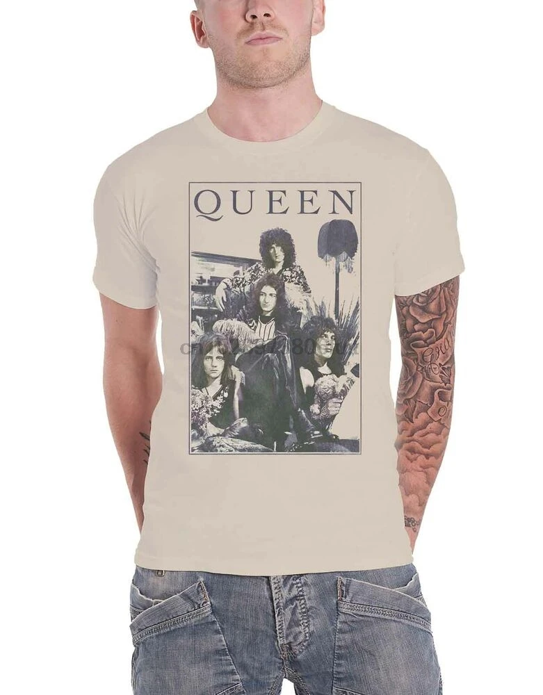Футболка Queen с винтажным логотипом группы в богемном стиле Rhapsody новинка