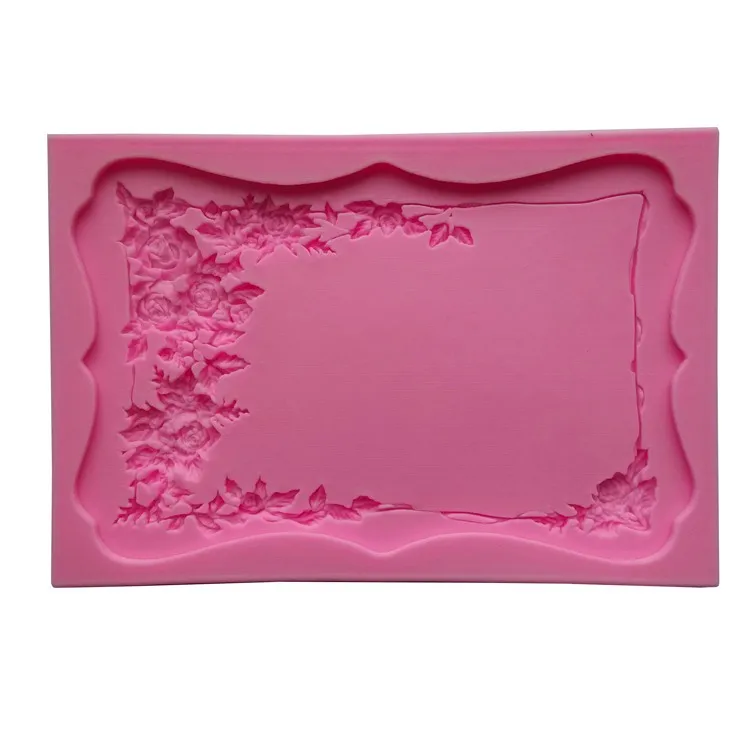 DIY Fondant Silicone Mould Photo Frame Picture Cake Chocolate | Дом и сад