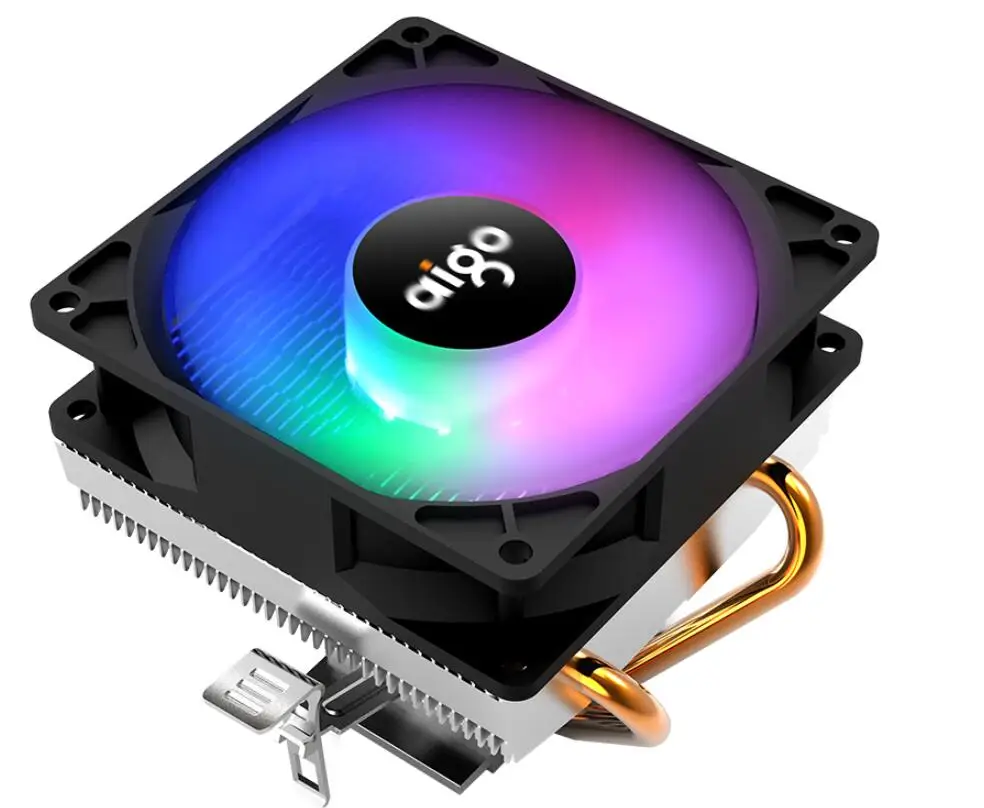 Darkflash Aigo кулер для процессора радиатор светодиодный радиатор AMD Intel тихий 3Pin PC cpu Охлаждающий радиатор вентилятора LGA/115X/775/AM3/AM4