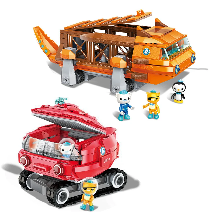 Набор конструкторов Octonauts осьминог подводная лодка Обучающие игровые фигурки