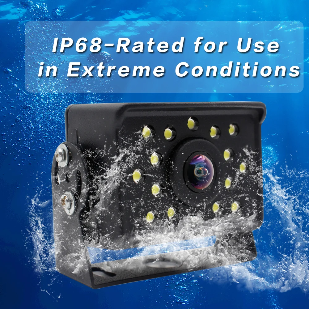 Светодиодный льная камера ночного видения AHD CCD заднего вида HD для грузовиков