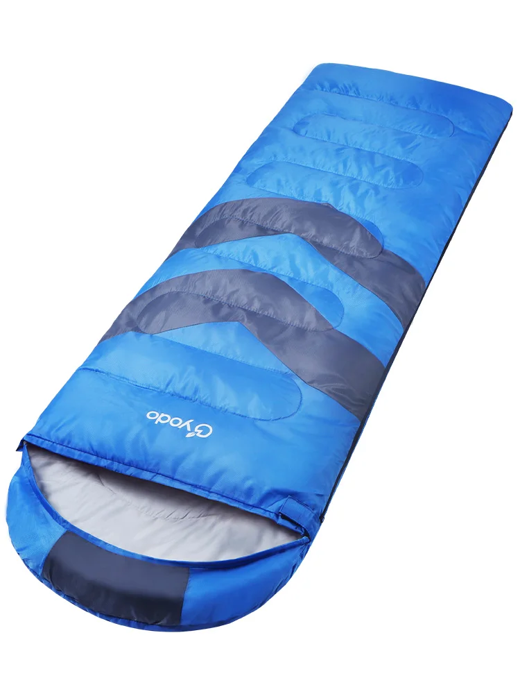 

Travel Sleeping Bag Thick Envelope HikingPortable Adults Sleeping Bag Outdoor Winter Campeggio Camping Furnishings EF50SD