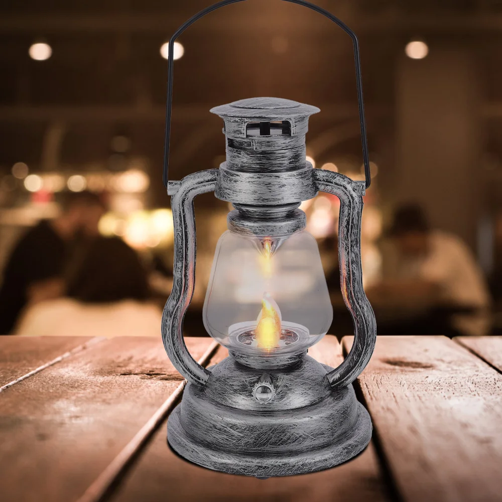 

1Pc Kerosene Lamp Adornment Vintage Lamp Household Festival Lamp Decoration