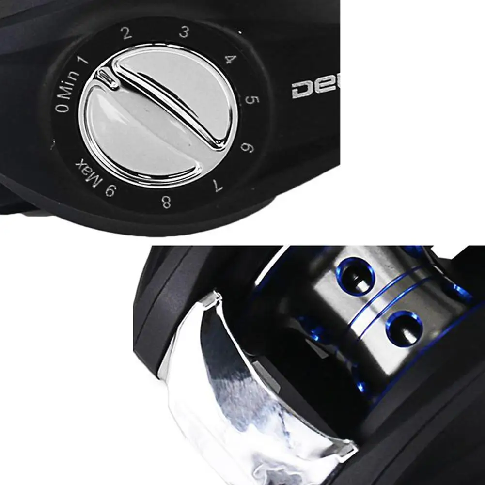 Низкопрофильная катушка GloryStar EVA одиночная Рыболовная Rocker Arm двухцветная