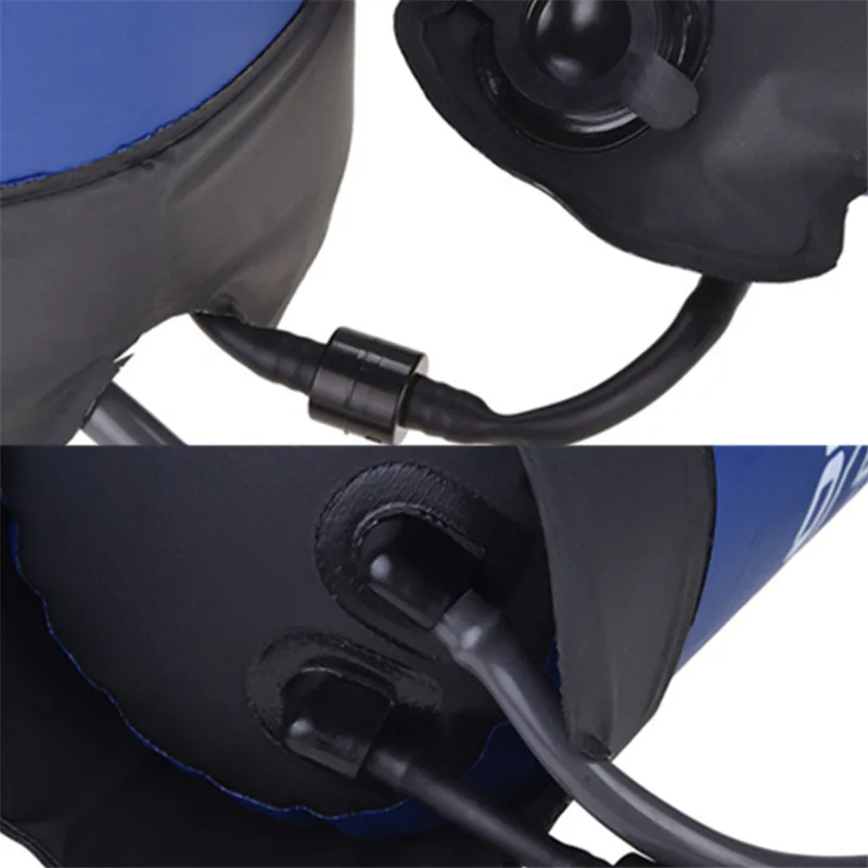 

11L Pressure Shower Bag with Foot Pump Outdoor Camping Bathing Equipment Lightweight Inflatable Pressure Shower Water Bag Tool
