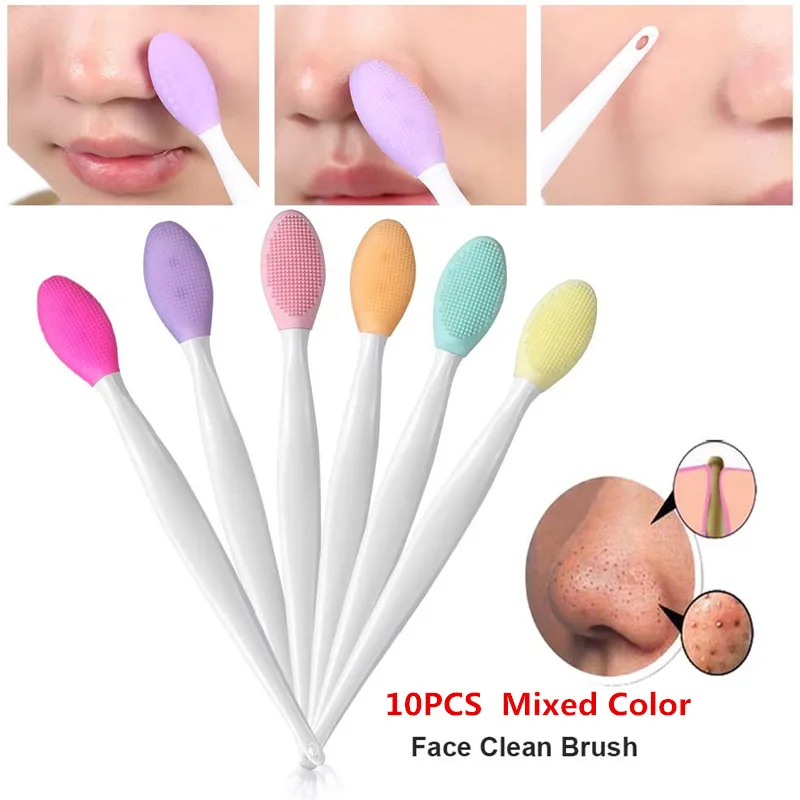 5/10 шт. двусторонняя маска для удаления черных точек щетка чистки портативный