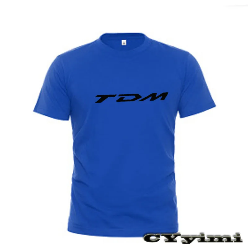 

Для Yamaha TDM 900 TDM 900A футболка для мужчин новая футболка с логотипом 100% хлопковые летние футболки с короткими рукавами и круглым вырезом футбол...