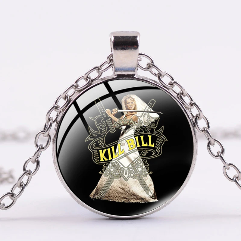 Ожерелье Kill Bill с экшн-фильмом для женщин и девушек персональный кинопостер