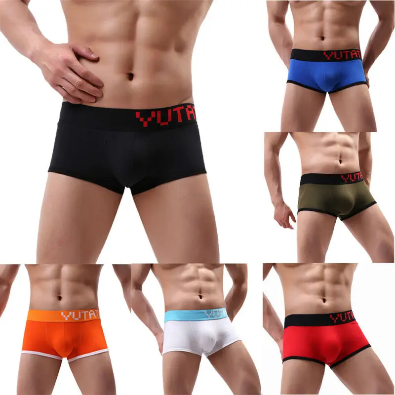 

Mens Sexy Big Bulge Pouch Boxer Shorts Casual Soft Comfort Underpants Underwear