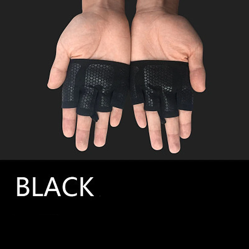 

Yoga Pilates Professional Fitness Gloves Non-Slip Sports Exercise Training Half Fingers Weight Lifting Gloves 3 Colors 1 Pair