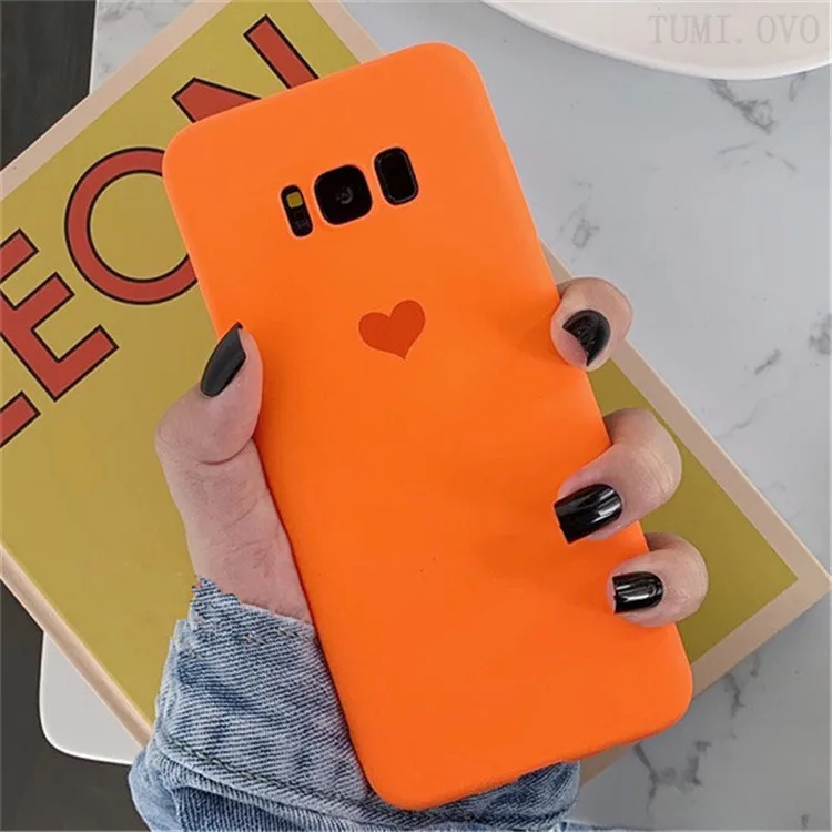Мягкий ТПУ силиконовый чехол ярких цветов с сердечками для huawei P10 P20 P30 Pro mate 7 8 9 10 20