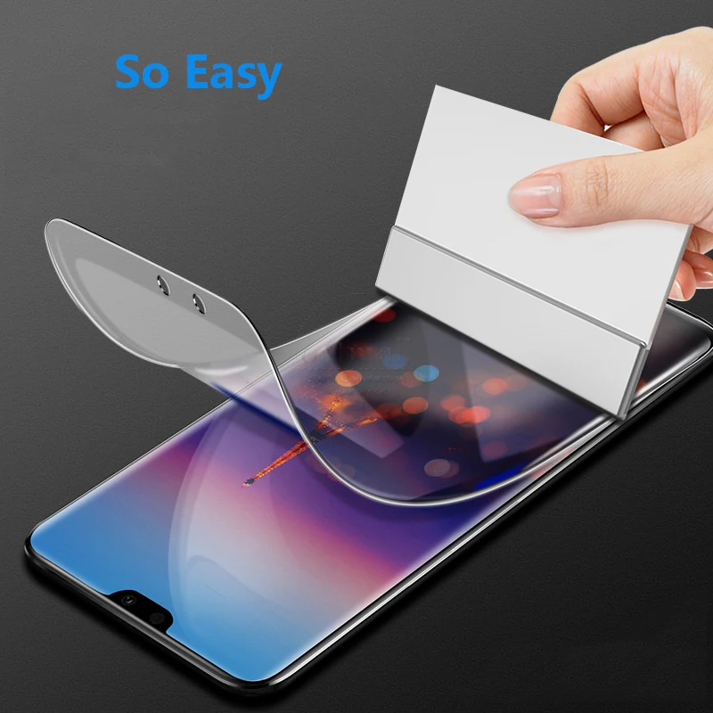 Гидрогелевая пленка для Xiaomi Redmi Note 9 Pro / 9S 8 гелевая защита экрана из ТПУ мягкая