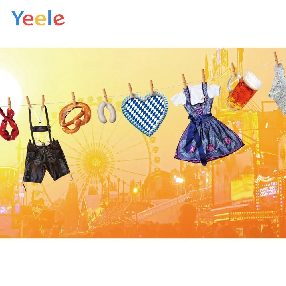 Yeele Октоберфест семья друг Вечеринка карнавал пиво фотография фон