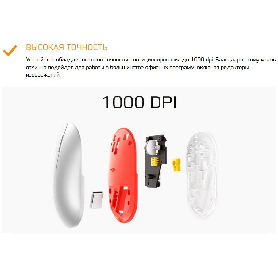 Мышь Xiaomi Fashion Elegant Mouse XMWS001TM Silver | Компьютеры и офис
