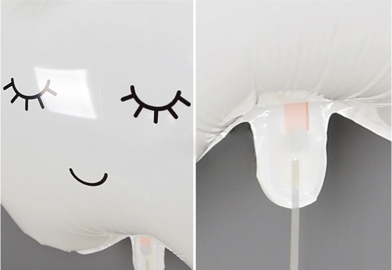Rainbow Smile white Cloud Balloons Birthday Party Wedding Accessories Decoration Helium sun boy girl toy | Дом и сад