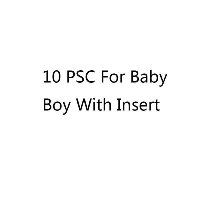 [Mumsbest] 10 шт./упак. цена детский многоразовый тканевый подгузник карман водонепроницаемый и дышащий подгузник чехол отправлен случайный цвет - Цвет: Boy With Insert