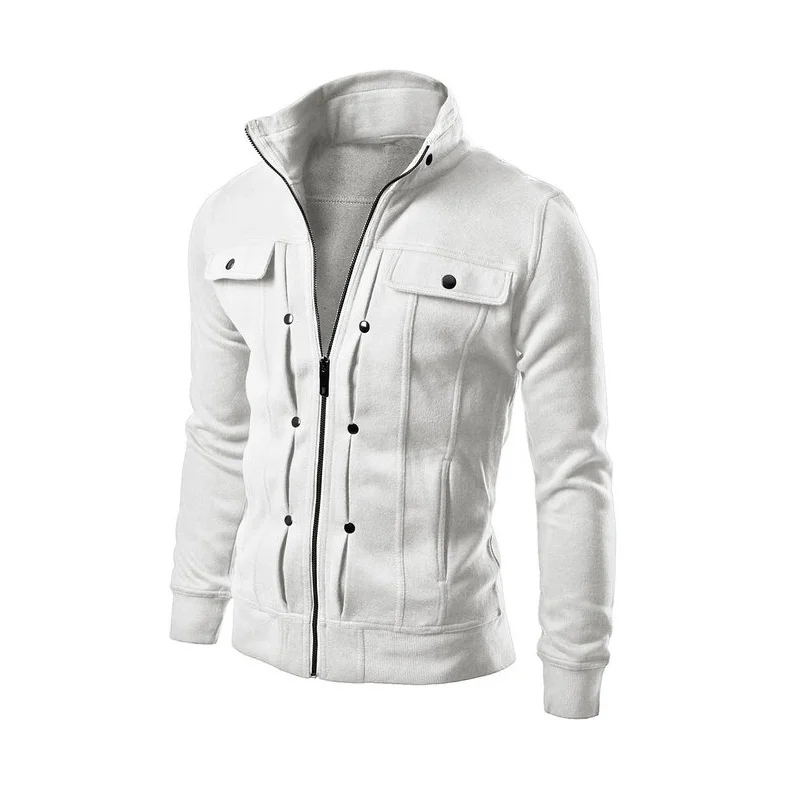 2019 мужской кардиган Мужская толстовка на молнии зимние мужские толстовки теплые