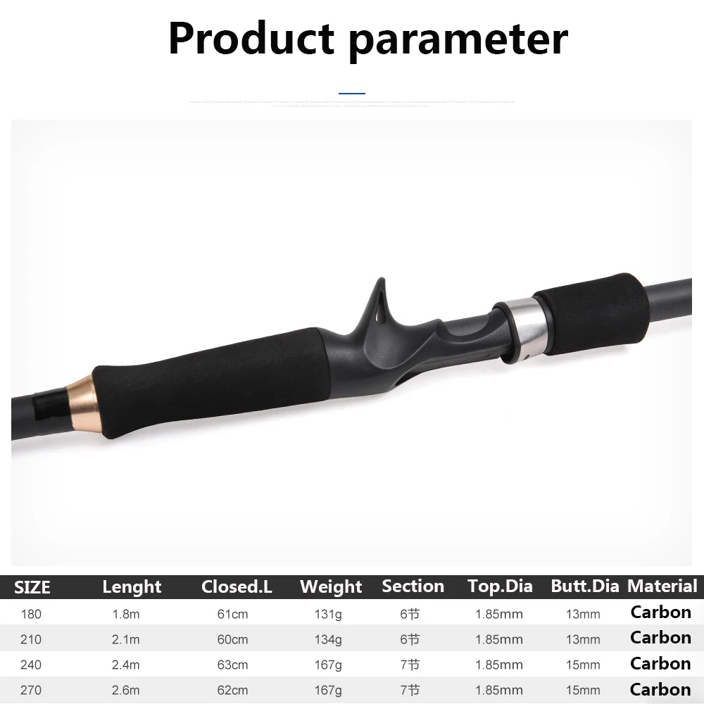 

LEO 1.8m-2.7m Telescopic Fishing Rods,Carbon Fiber Spinning & Casting Rod,Newly Designed Travel Rod With Fishing Takle Bag
