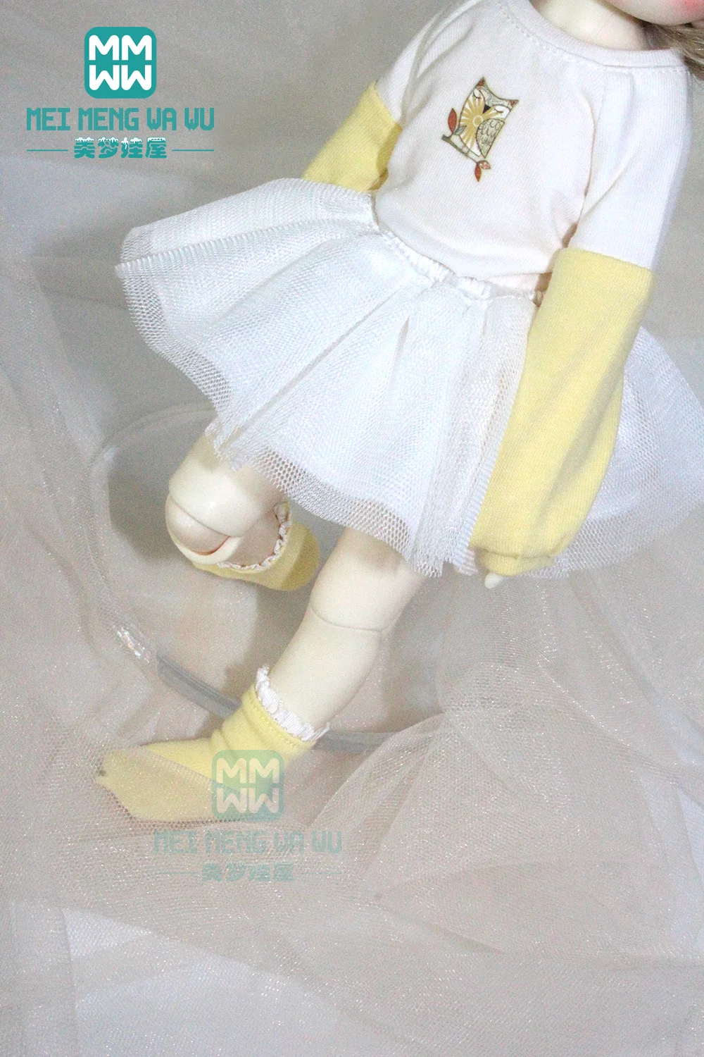 BJD куклы одежда подходит 27 см-30 см 1/6 MYOU YOSD bjd куклы мода носить Джемперы Пряжа юбка носки кожаная обувь