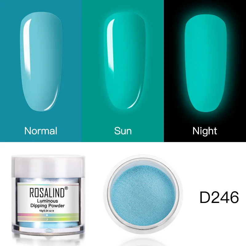 

Nail Art Luminous Dipping Powder Color Changing Acrylic Nail Manicure Powder SSwell