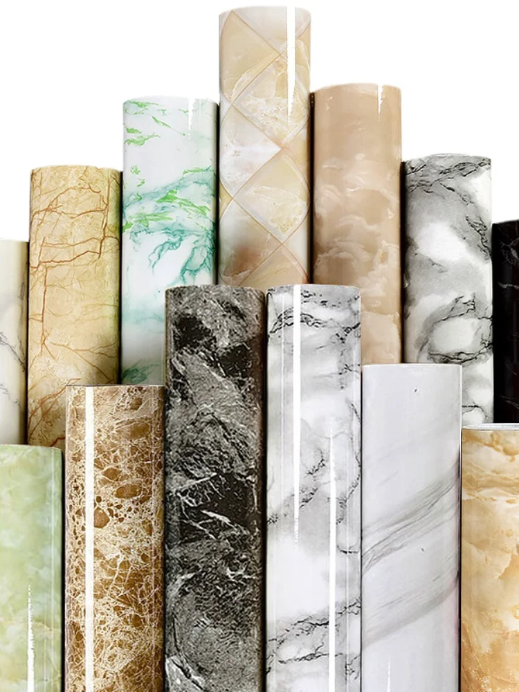 

Oil Proof Sticker Waterproof Self Adhesive Furniture Self Adhesive Plain Wall Stickers Modern Wand Aufkleber Home Decor DE50ZST