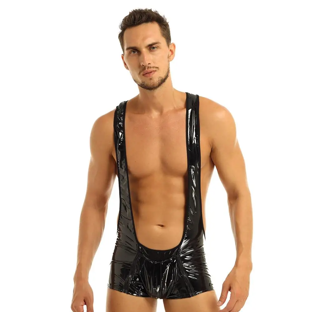 Сексуальное мужское нижнее белье Wetlook ночная вечеринка Клубная одежда костюмы из