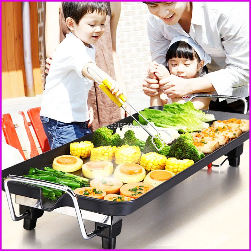Household Electric Oven Electric Grill Electric Baking Pan Korean Teppanyaki Smoke Free Non-Stick Barbecue Grill