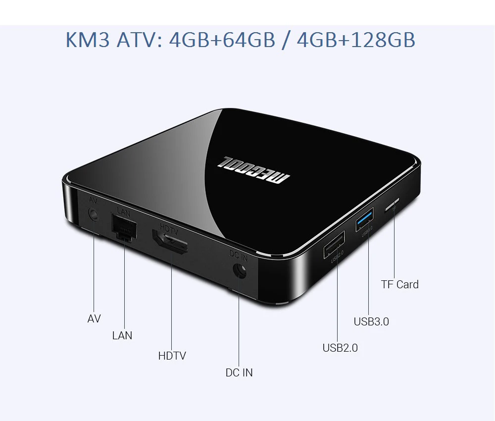 Mecool KM3/KM9 pro Android tv Box Google Сертифицированный Смарт ТВ-бокс Android 9,0 S905X2 USB3.0 2,4G/5G Wifi 4K Медиаплеер Smart Box