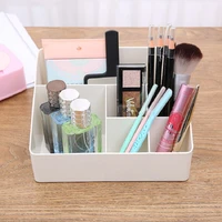 desk storage organizer boxes for cosmetics make up plastic container home office bathroom small things remote control