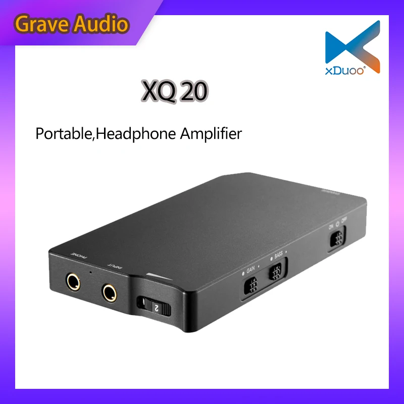 

XDUOO XQ20 High Thrust Lower Distortion Lower Noise Portable Headphone Amplifer
