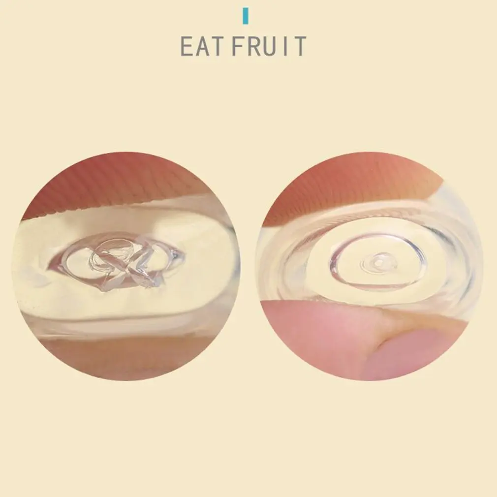 Детская прозрачная соска для кормления грудью силиконовая широкая различных