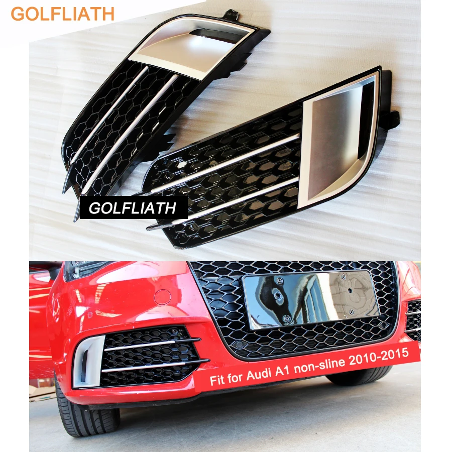 Стильная серебристо Черная передняя противотуманная светильник РА RS1 решетка