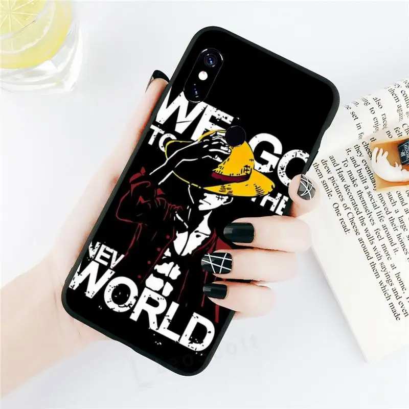 

One Piece Luffy japanese anime manga protective coque Phone Case For Xiaomi Redmi note 7 8 9 t k30 max3 9 s 10 pro lite