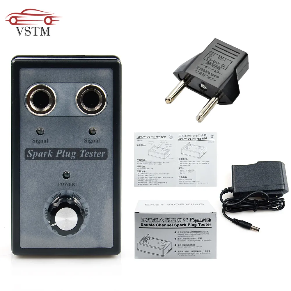 Тестер свечи зажигания автомобиля с двойным отверстием 12 в автоматический