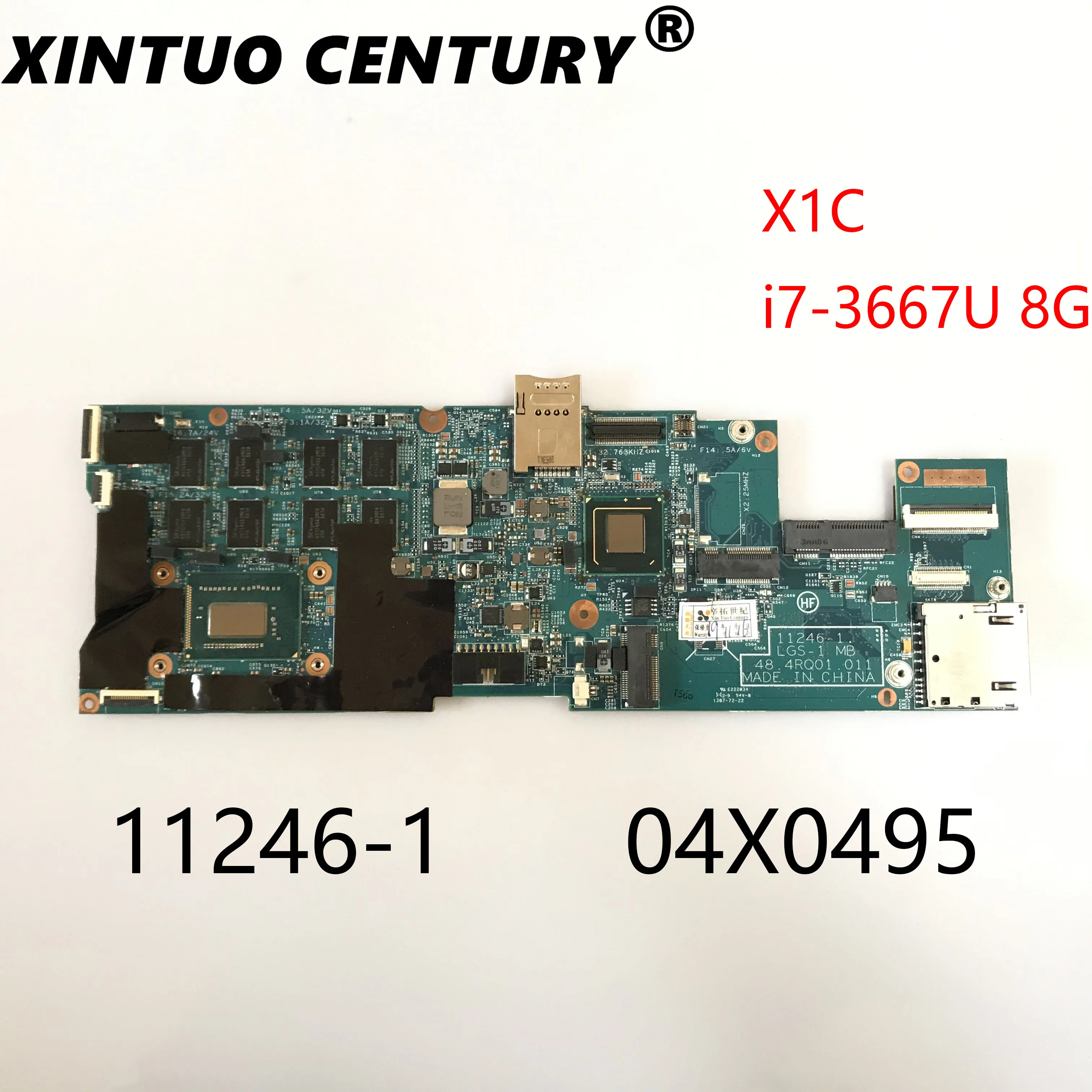 

11246-2 11246-1 lgs-1 MB 48.4rq 21.21 for Lenovo ThinkPad X1 carbon 2013 notebook mainboard CPU i7-3667 ram 4GB 100% test