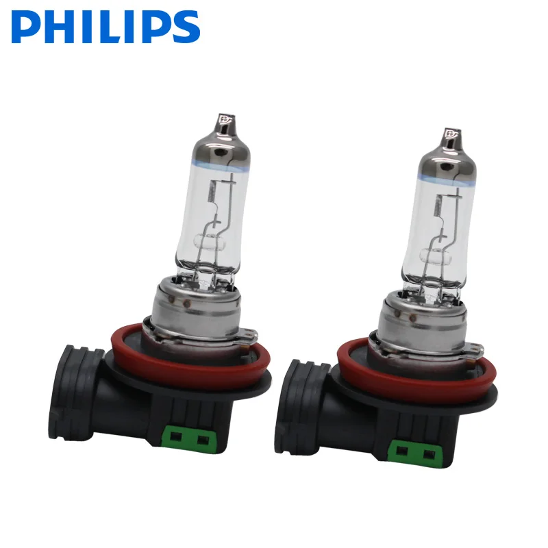 2 шт. автомобильные лампы Philips H11 12 В 55 Вт X treme Vision 100% более яркие настоящие
