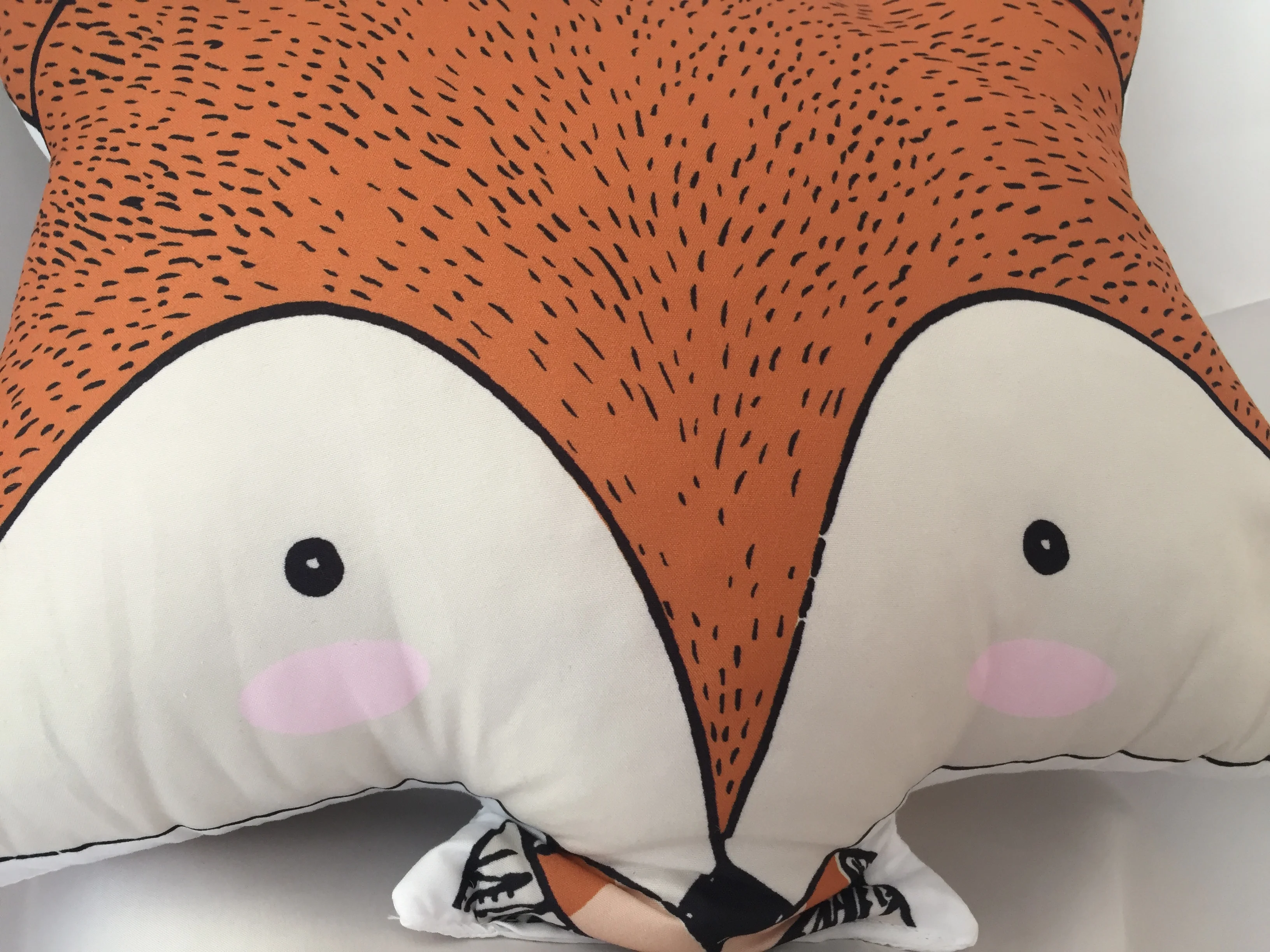 Мультяшные животные лиса подушка спокойный сон домашняя декоративная