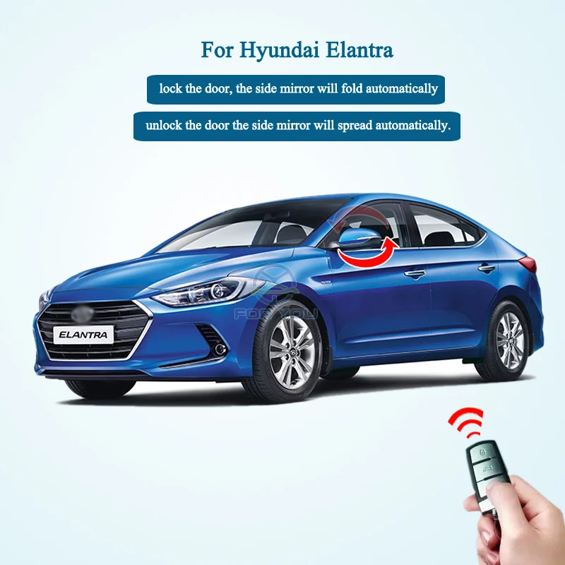 FORYOU автомобильный прибор для закрытия окна автомобиля 2 на + зеркальная папка Hyundai