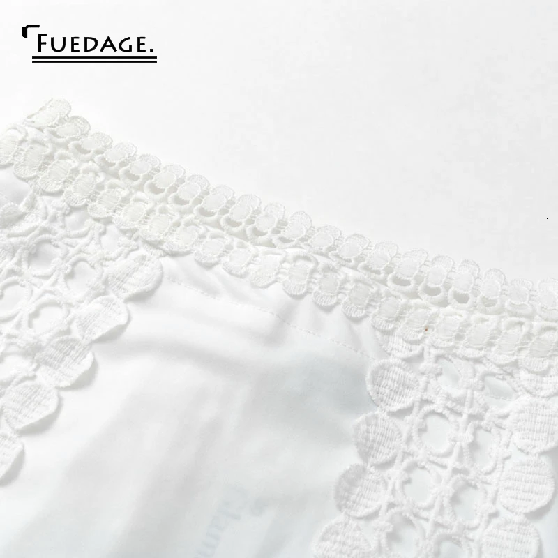 Fuedage/осенний сексуальный женский комплект из двух предметов кружевное платье в