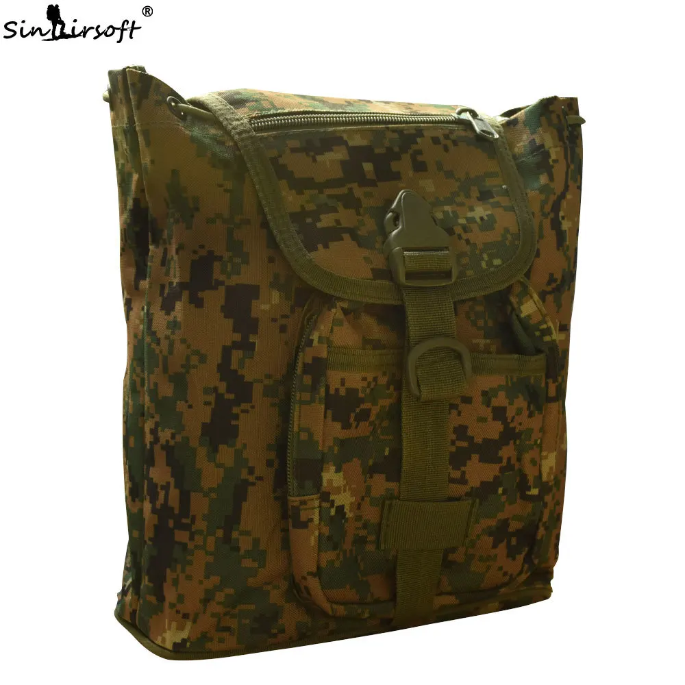 SINAIRSOFT нейлоновый унисекс рюкзак на молнии Molle рюкзаки для путешествий водонепроницаемые ветрозащитные камуфляжные маленькие сумки LY0029