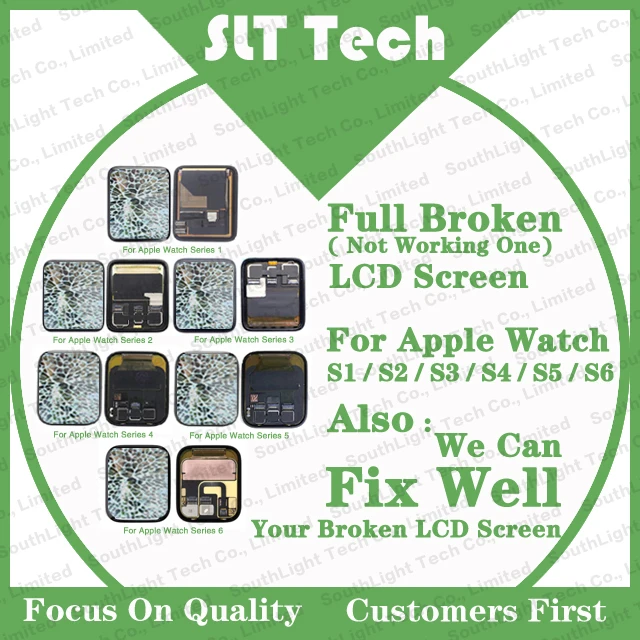 ЖК дисплей для Apple Watch Series 1 2 3 4 5 6 38/40/42/44 мм оригинальный дигитайзер сенсорный